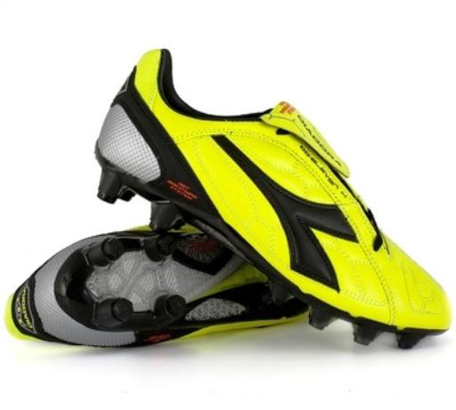 scarpe calcio diadora giallo